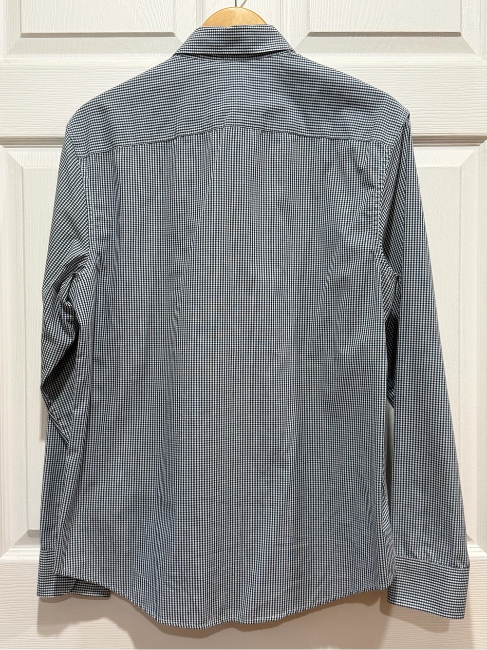 Original Penguin Medium Navy and White Gingham Button Down - Picture 5 of 7